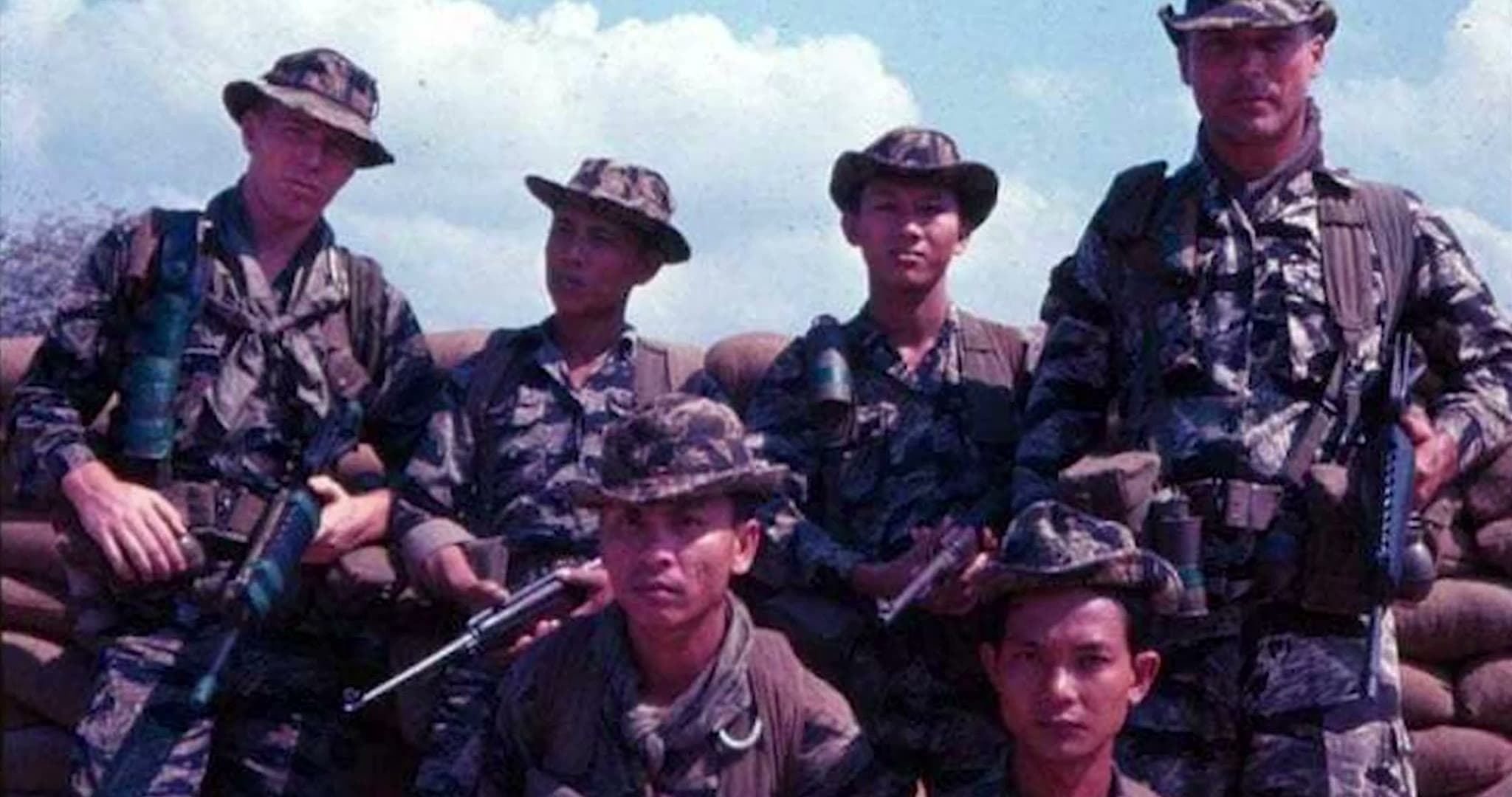 Period photograph of an unconventional warfare team